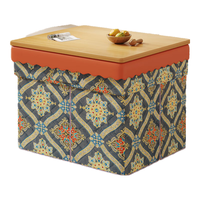 移动端、京东百亿补贴：木匠印记 烤火桌子一体取暖家用取暖桌正方形可折叠电暖桌烤火炉餐桌茶桌 烤火架+桌面+布罩 66厘米