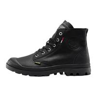 PALLADIUM 帕拉丁 经典质感高帮皮靴简约英伦马丁靴男女靴77076（37、黑色）