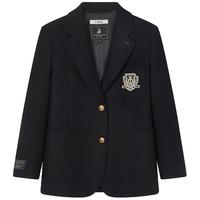 Teenie Weenie 女式大衣小熊女装休闲简约冬装精纺绵羊毛学院风毛呢大衣外套