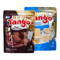 天章Tango印尼威化饼干100g*2巧克力香草牛奶味早餐饼干午后点心 100g*2袋巧克力+香草牛奶 零食