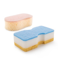 SP SAUCE 日本进口 男款沐浴球 洗澡海绵 蓝色