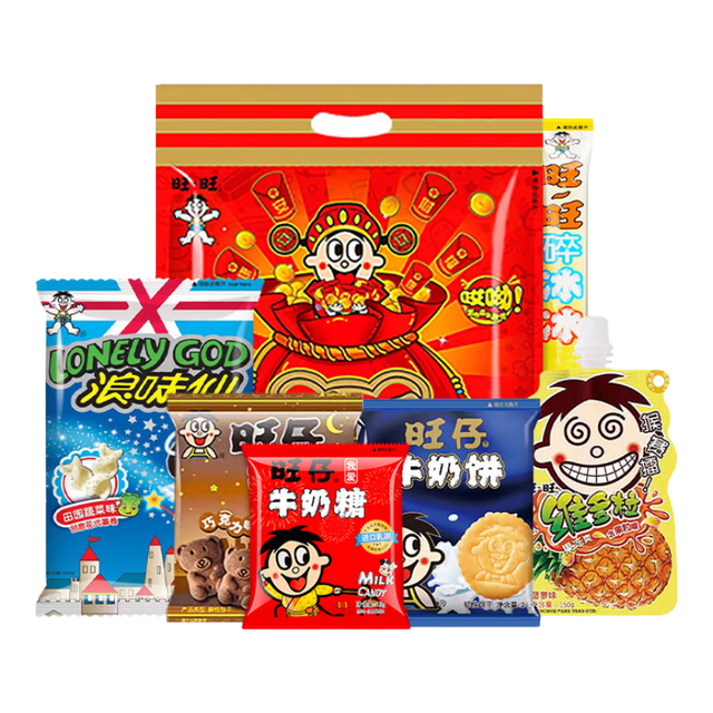 今日必买：旺旺 零食大礼包 混合口味 298g