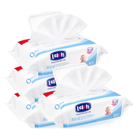 lelch 露安适 婴儿手口专用湿巾 80抽*4包