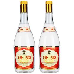 汾酒 山西汾酒杏花村酒 55度将军汾黄盖950ml*2瓶高度泡酒白酒
