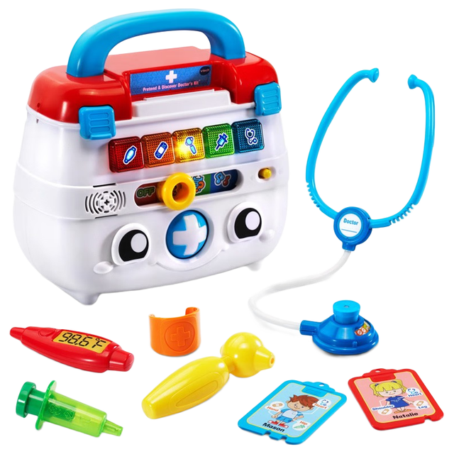 vtech 中英双语过家家医生玩具套装 智能诊疗箱