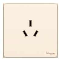 Schneider Electric 施耐德电气 皓呈系列 A3T426_10S_WG_C1 三孔10A插座 珍珠金