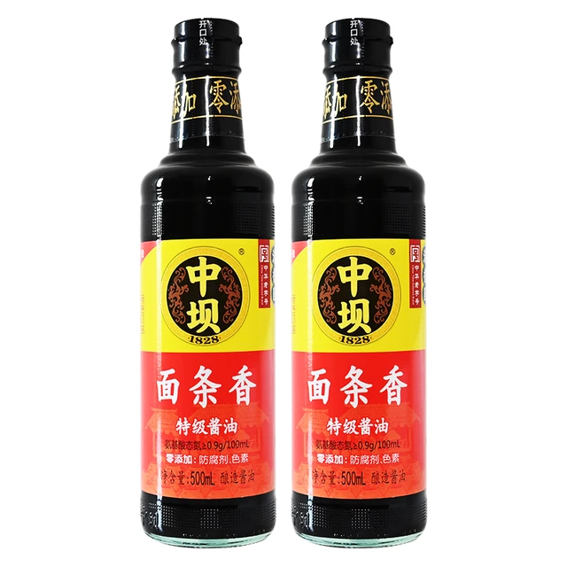中坝 面条香酱油 500ml*3瓶