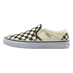 VANS 线上专售Asher黑白棋盘格舒适一脚蹬男鞋板鞋