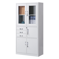 佐盛文件柜铁皮柜档案柜办公柜钢制资料柜储物柜偏三内保加厚款