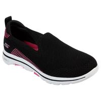 SKECHERS斯凯奇 Go Walk 5系列 一脚蹬减震 黑色 37码 女款健步鞋