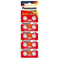 松下LR44/LR41/lr1130纽扣电池AG13 ag10 189 L1154 A76 357a lr44纽扣电池电子手表玩具遥控器 碱性1.5V（A76/LR44-10粒）