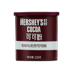 好时 美国进口 巧克力可可粉 纯可可粉冲饮咖啡奶茶烘焙食用226g/罐
