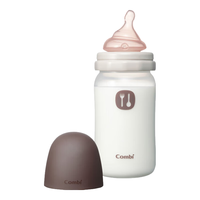 Combi康贝婴儿奶瓶  0到3个月宝宝宽口径PP奶瓶 240ml S码奶嘴