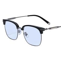ZEISS/蔡司 防蓝光 男士近视眼镜片  黑枪色【YICHAO眼镜架】 配蔡司A系列1.6清晖膜