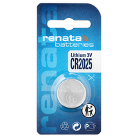 RENATA 瑞纳达 CR2025 纽扣电池 3V 1粒装