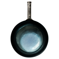 臻三环章丘铁锅 熟铁炒菜锅 手工锻打锅无涂层 物理不粘锅 二环宗师 古法烤蓝32cm适合2-4人