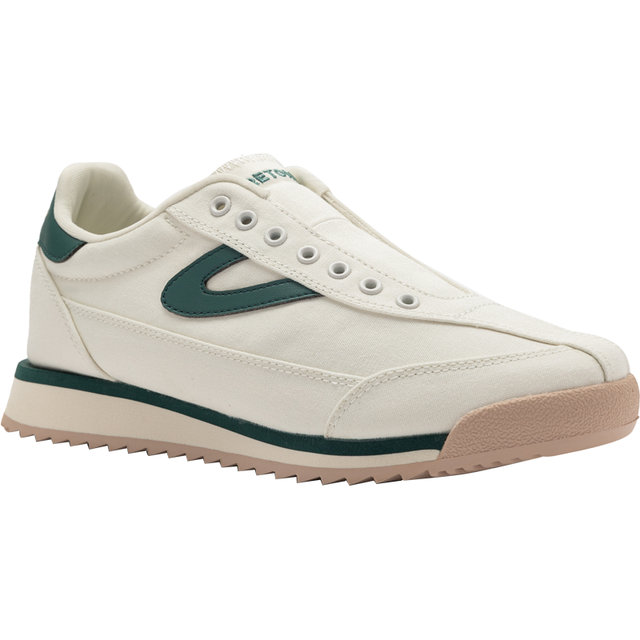 Tretorn 瑞典春夏男女阿甘鞋免系带复古德训鞋懒人鞋 绿色 38