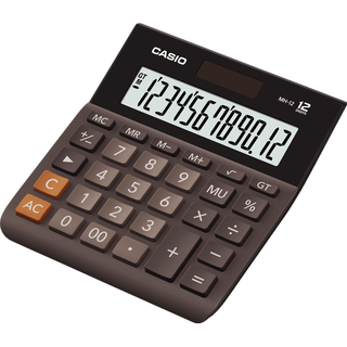 CASIO 卡西欧 专业计算系列 MH-12-BK 计算器 黑色