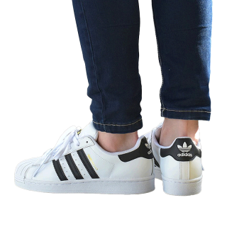 adidas 阿迪达斯 三叶草金标贝壳头情侣板鞋FU7712（37/UK4.5、纯白C77154）