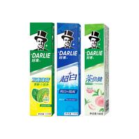 DARLIE 好来 双重薄荷超白茶倍健白桃牙膏组合