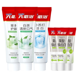 六必治 中草药多效护理 牙膏套装  薄荷香 420g