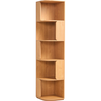 LINSY 林氏家居 KN6X-A 现代转角书柜 原木色 39*39*180cm