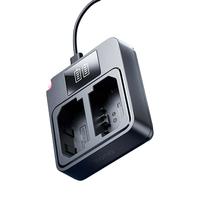 IIano 绿巨能 索尼相机电池A7M4充电器NP-FZ100 A7M3/r3 A6600 A6700 A9