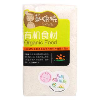 苏嫲嫲 有机六彩胚芽米粉 无麸质 250g 儿童营养米糊