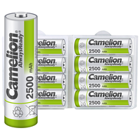 Camelion 飞狮 5号镍氢充电电池 1.2V 2500mAh 8粒装