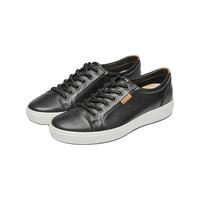 ecco 爱步 柔酷7号系列 男士低帮板鞋 43000401001 黑色 42