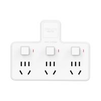 DELIXI 德力西 品字形分控插排 三位五孔