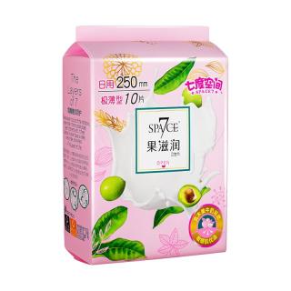 SPACE7 七度空间 果滋润日用卫生巾 25cm*10片