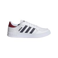 adidas 阿迪达斯 BREAKNET休闲网球文化板鞋小白鞋男子阿迪达斯轻运动 白色/藏青蓝/酒红色 41
