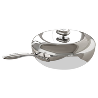  KÖBACH/康巴赫 不粘 不锈钢炒锅  316L不锈钢 30.1-32cm