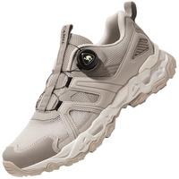 骆驼（CAMEL）户外登山鞋男网面透气鞋耐磨防滑专业徒步鞋女士 F24B693029 米白/粉，女 36