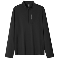 探拓 春秋男士半开衫长T简约休闲运动卫衣立领上衣长袖T恤