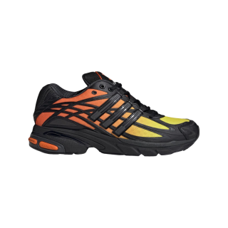adidas ADISTAR CUSHION网面透气贴合老爹鞋男女阿迪达斯三叶草   黑色/碳黑/橙黄   42.5