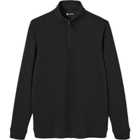 迪卡侬（DECATHLON）套头衫半拉链卫衣运动长袖上衣T恤秋冬IVE2 深黑色 3XL