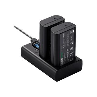 IIano 绿巨能 LIano 绿巨能 DMW-BLJ31GK 相机电池 7.4V 3250mAh 充电套装 2块装