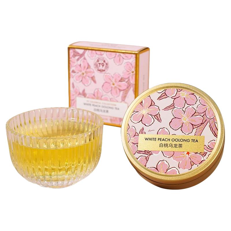 【热销】T9小金罐白桃乌龙葡萄调味茶叶花果茶花茶礼盒25g