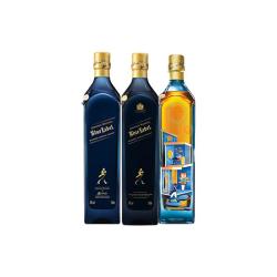 尊尼获加 蓝牌蓝方礼盒系列苏格兰威士忌送礼750ml