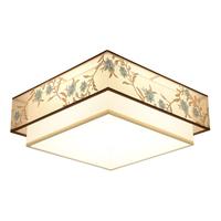 HAIDE 海德照明 HAIDE LIGHTING 咏梅系列 LED新中式吸顶灯 方形 赠送光源