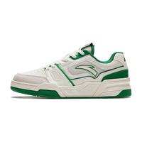 ANTA安踏烈焰5丨王一博同款板鞋女鞋潮流休闲鞋厚底增高运动板鞋122428081 象牙白/冰瓷绿-2 37.5