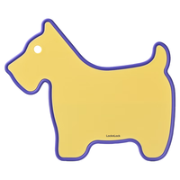 乐扣乐扣卡通造型辅食砧板厨房切菜板菜板家用蔬菜切水果板双面菜板 小狗