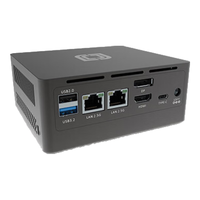 中柏(Jumper)英特尔12代N100迷你台式电脑商务办公mini小主机mini PC口袋主机 N100 Pro (16G+512G) N100pro/16G+512G/wifi6/双网口