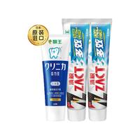 LION 狮王 酵素立式美白+渍脱去渍*2亮白牙膏共430g