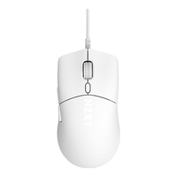  NZXT/恩杰 轻质便携 电竞游戏有线鼠标  白色
