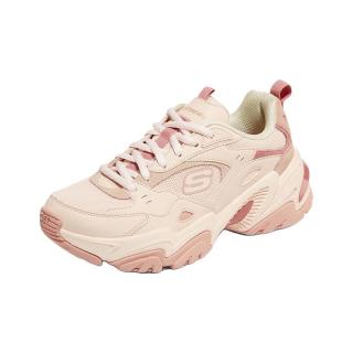 斯凯奇（Skechers）女潮流机甲鞋缓震耐磨运动街头跑步鞋149916 女款/粉色/PINK 37