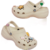 卡骆驰(crocs)云朵女鞋洞洞鞋厚底凉鞋沙滩鞋包头拖鞋 206750-2Y2 W9 W9/39-40码