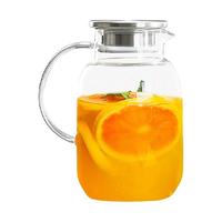 88VIP：彩界 玻璃冷水壶耐高温家用大容量凉水壶1.6L扎壶客厅花茶壶泡茶壶